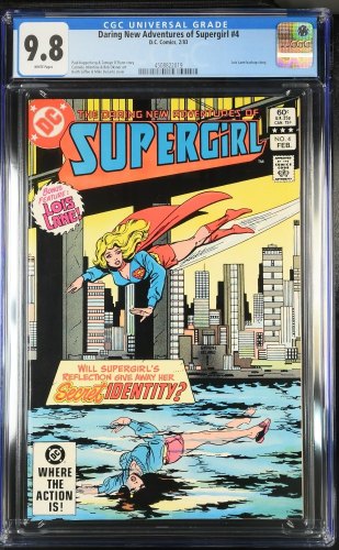 Cover Scan: Supergirl #4 CGC NM/M 9.8 White Pages - Item ID #426336