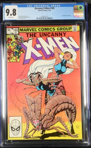 Cover Scan: Uncanny X-Men #165 CGC NM/M 9.8 White Pages - Item ID #426339