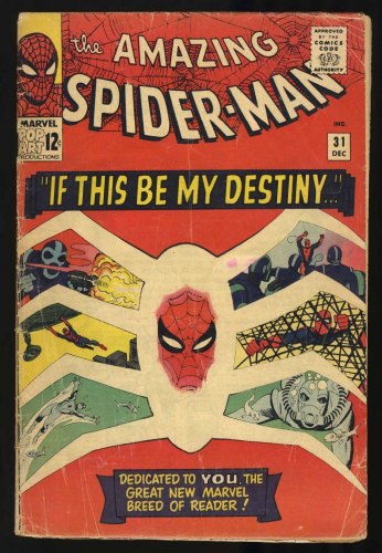 Cover Scan: Amazing Spider-Man #31 GD/VG 3.0 1st Appearance Gwen Stacy!! - Item ID #426855