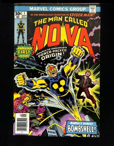 Cover Scan: Nova #1 FN/VF 7.0 Origin 1st Appearance Richard Ryder! Bronze Age Key! - Item ID #430197