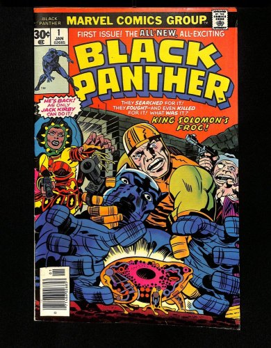 Cover Scan: Black Panther (1977) #1 FN/VF 7.0 1st Solo Title! Kirby Art! - Item ID #430199