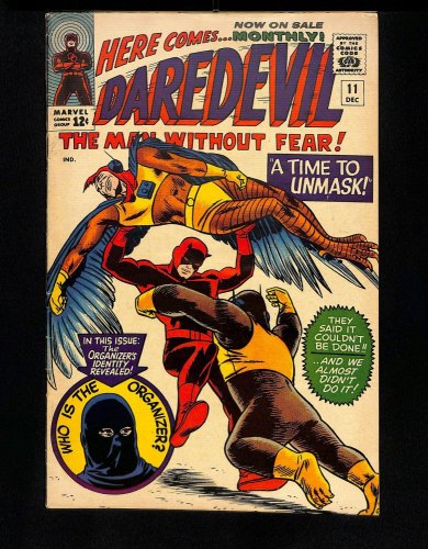 Cover Scan: Daredevil #11 FN+ 6.5 1st Appearance of Ani-Men! Organizer Appearance  - Item ID #430204