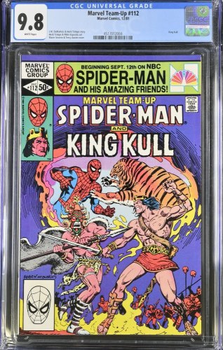 Cover Scan: Marvel Team-up #112 CGC NM/M 9.8 White Pages Amazing Spider-Man! - Item ID #431434