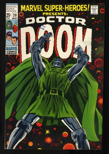 Cover Scan: Marvel Super-Heroes #20 FN+ 6.5 1st Solo Doctor Doom 1st Valeria! - Item ID #432383