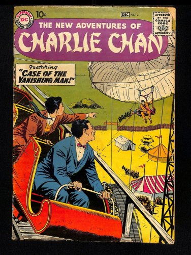 Cover Scan: New Adventures Of Charlie Chan #4 VG+ 4.5 - Item ID #432509