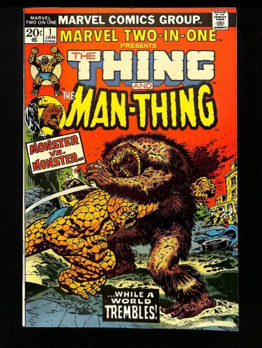 Cover Scan: Marvel Two-In-One (1974) #1 VF+ 8.5 Thing Vs. Man-Thing! Molecule Man! - Item ID #432522