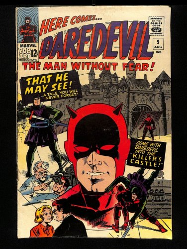 Cover Scan: Daredevil #9 VG/FN 5.0 1st Appearance Organizer! Stan Lee Wally Wood! - Item ID #432791