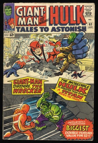 Cover Scan: Tales To Astonish #63 VG 4.0 1st Appearance Leader! Jack Kirby! - Item ID #432793