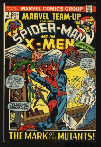 Cover Scan: Marvel Team-up #4 VF+ 8.5 Spider-Man X-Men! 4th Morbius! Lizard Cameo! - Item ID #433374