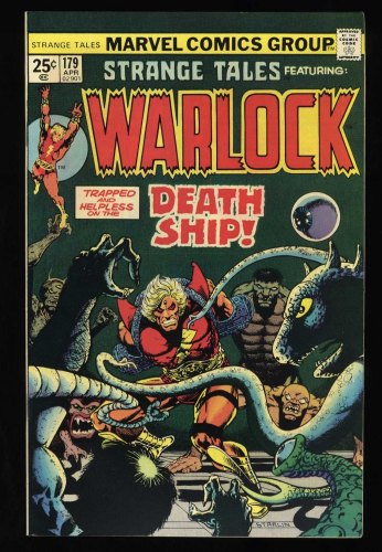 Cover Scan: Strange Tales #179 NM- 9.2 1st Appearance Pip The Troll! Adam Warlock!  - Item ID #433460