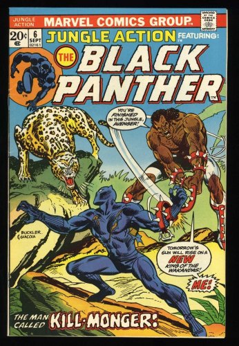 Cover Scan: Jungle Action #6 VF 8.0 Black Panther 1st Appearance Killmonger! - Item ID #434156