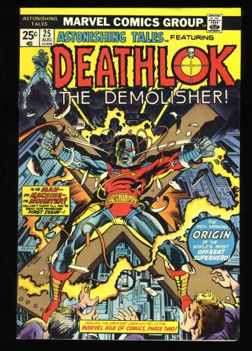 Cover Scan: Astonishing Tales #25 VF 8.0 1st Deathlok and George Perez Art! - Item ID #434180