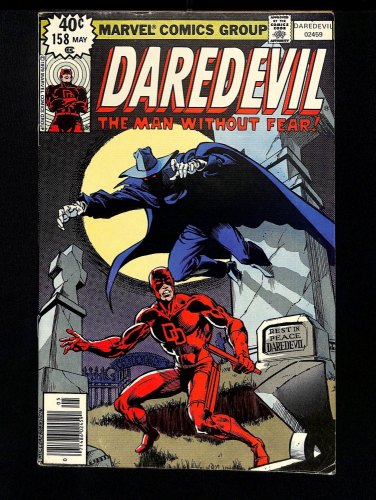 Cover Scan: Daredevil #158 VF- 7.5 1st Frank Miller in Series! - Item ID #434188