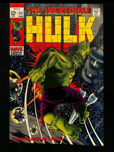 Cover Scan: Incredible Hulk #111 VF+ 8.5 1st Appearance Galaxy Master! - Item ID #434686