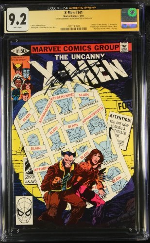 Cover Scan: X-Men #141 CGC NM- 9.2 JSA Verified Signed Claremont! Days of Future Past! - Item ID #434992