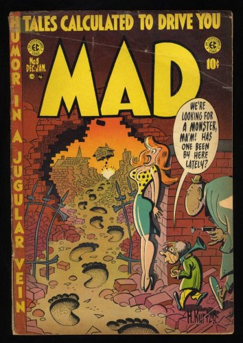 Cover Scan: Mad #8 GD+ 2.5 - Item ID #435345