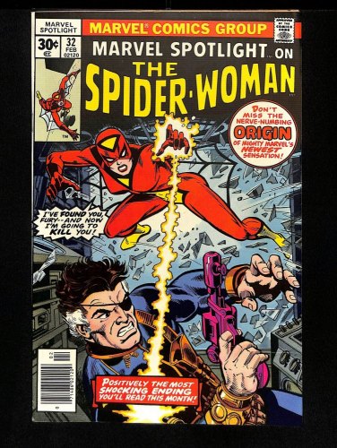 Cover Scan: Marvel Spotlight #32 VF 8.0 1st Appearance of Spider-Woman! - Item ID #435349