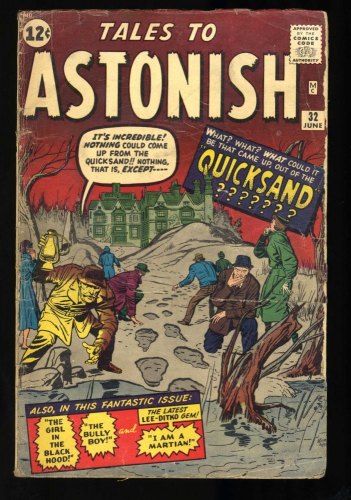 Cover Scan: Tales To Astonish #32 GD+ 2.5 Pre-Hero Marvel! Stan Lee Jack Kirby! - Item ID #435584