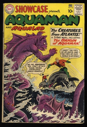 Cover Scan: Showcase #30 VG 4.0 1st Aquaman Tryout Issue! Aqualad!  - Item ID #436689