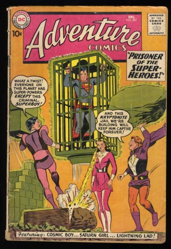 Cover Scan: Adventure Comics #267 GD/VG 3.0 2nd Legion of Super-Heroes!! - Item ID #436699