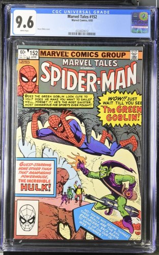 Cover Scan: Marvel Tales #152 CGC NM+ 9.6 White Pages 1st Appearance of Green Goblin Reprint - Item ID #437887