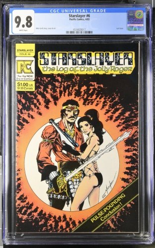 Cover Scan: Starslayer #6 CGC NM/M 9.8 White Pages - Item ID #437892