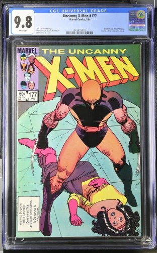 Cover Scan: Uncanny X-Men #177 CGC NM/M 9.8 White Pages - Item ID #437896