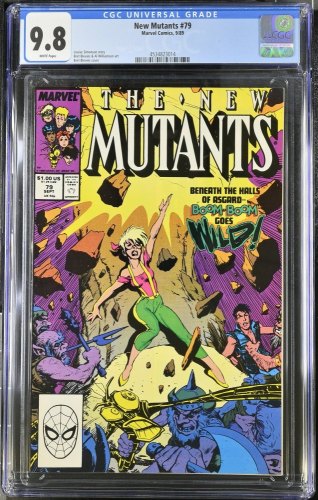 Cover Scan: New Mutants #79 CGC NM/M 9.8 White Pages - Item ID #439299