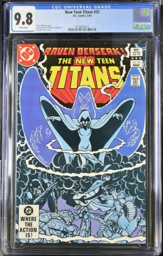 Cover Scan: New Teen Titans #31 CGC NM/M 9.8 White Pages - Item ID #439300