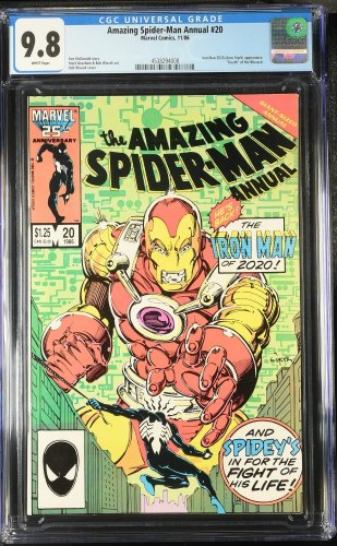 Cover Scan: Amazing Spider-Man Annual #20 CGC NM/M 9.8 White Pages - Item ID #439908