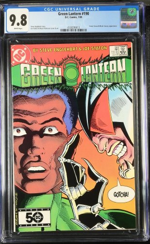 Cover Scan: Green Lantern #190 CGC NM/M 9.8 White Pages - Item ID #439961