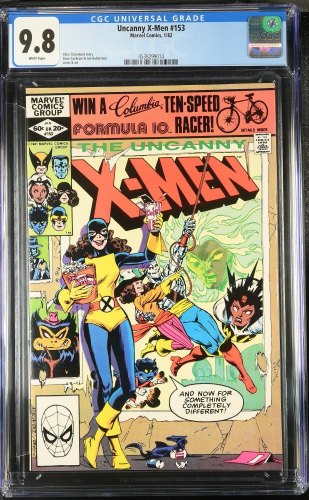 Cover Scan: Uncanny X-Men #153 CGC NM/M 9.8 White Pages Chris Claremont Story! - Item ID #439962