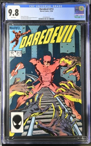 Cover Scan: Daredevil #213 CGC NM/M 9.8 White Pages - Item ID #440019