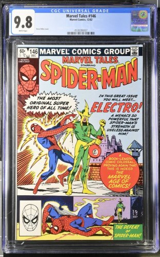 Cover Scan: Marvel Tales #146 CGC NM/M 9.8 White Pages 1st Electro Amazing Spider-Man #9! - Item ID #440024