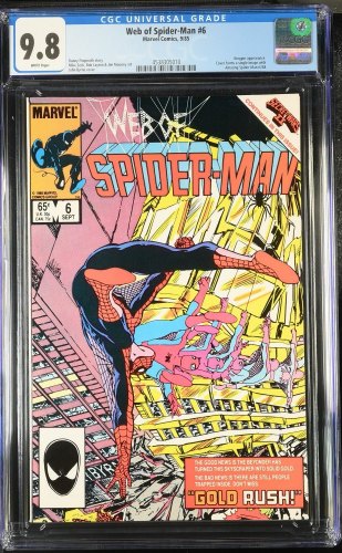 Cover Scan: Web of Spider-Man #6 CGC NM/M 9.8 White Pages - Item ID #440153