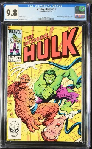 Cover Scan: Incredible Hulk (1962) #293 CGC NM/M 9.8 White Pages - Item ID #440162