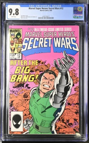 Cover Scan: Marvel Super-Heroes Secret Wars #12 CGC NM/M 9.8 The Epic Conclusion! - Item ID #442989