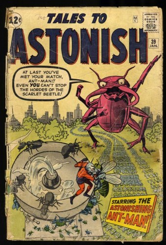 Cover Scan: Tales To Astonish #39 FA/GD 1.5 1st Appearance of Scarlet Beetle! - Item ID #444412