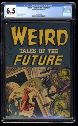 Cover Scan: Weird Tales of the Future (1952) #1 CGC FN+ 6.5 Golden Age Sci-Fi! - Item ID #193621