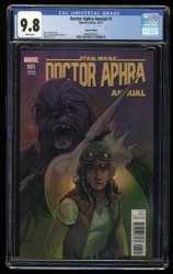 Cover Scan: Star Wars: Doctor Aphra Annual (2017) #1 CGC NM/M 9.8 White Pages Noto Variant - Item ID #274943