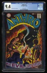 Cover Scan: Anthro (1968) #3 CGC NM 9.4 Off White to White - Item ID #318115