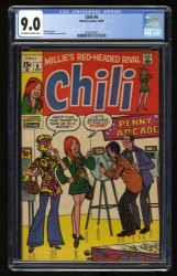 Cover Scan: Chili (1969) #6 CGC VF/NM 9.0 Off White to White - Item ID #318656