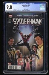 Cover Scan: Spider-man #240 CGC NM/M 9.8 White Pages Last Bendis Issue! - Item ID #320784