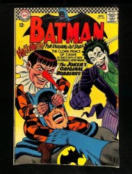 Cover Scan: Batman #186 VG/FN 5.0 1st Appearance Gaggy! Joker Cover! Murphy Anderson Art - Item ID #330579