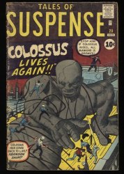 Cover Scan: Tales Of Suspense #20 VG 4.0 Colossus Appearance! - Item ID #347184