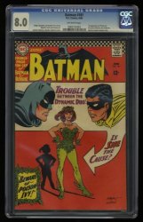 Cover Scan: Batman #181 CGC VF 8.0 Off White 1st App. of Poison Ivy! Dynamic Duo Trouble! - Item ID #358785