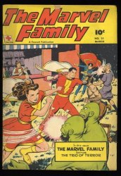 Cover Scan: Marvel Family #21 VG+ 4.5 Shazam! Captain Marvel Jr. Ms. Marvel! - Item ID #364366