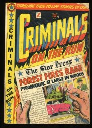 Cover Scan: Criminals on the Run #10 GD/VG 3.0 L.B. Cole Cover! - Item ID #370772