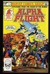 Cover Scan: Alpha Flight #1 NM+ 9.6 1st Puck!  1st Marina Marvel! - Item ID #371323