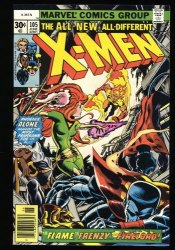 Cover Scan: X-Men #105 NM- 9.2 Firelord Appearance! Chris Claremont Story! - Item ID #371401